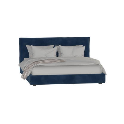 Thea Upholstered Double Bed with Clean Headboard