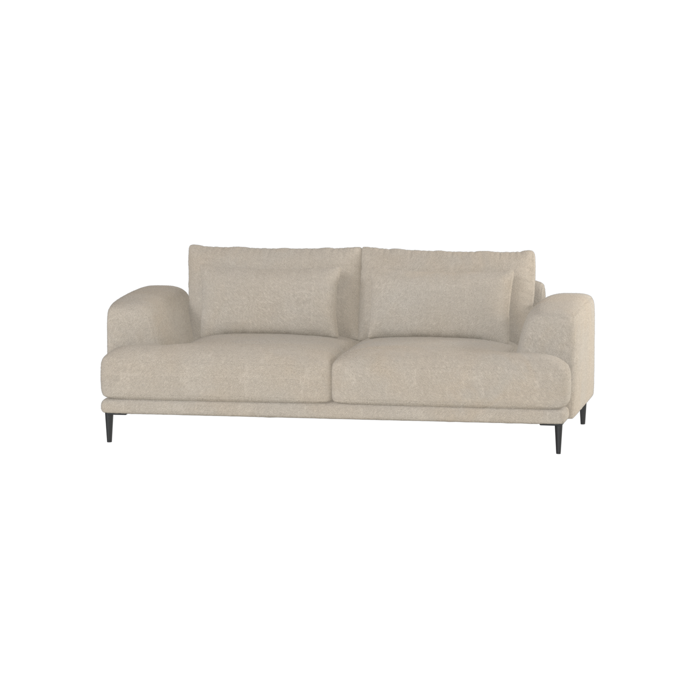 Valen 2 Seater Sofa — Deep Seating with Oversized Cushions
