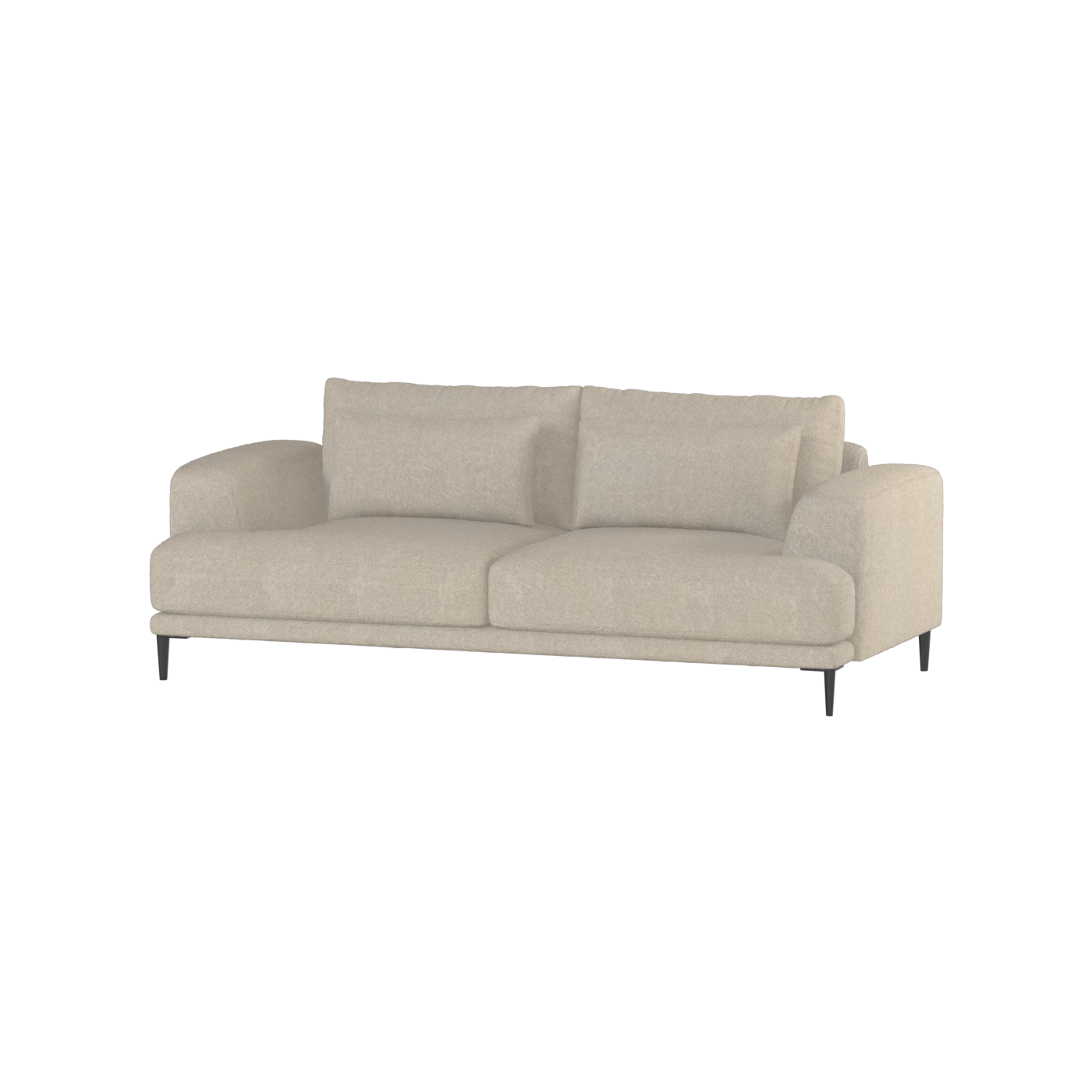 Valen 2 Seater Sofa — Deep Seating with Oversized Cushions