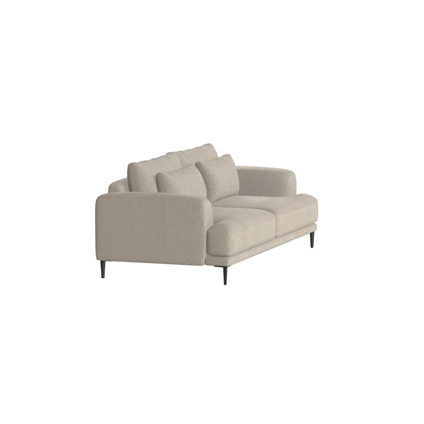 Valen 2 Seater Sofa — Deep Seating with Oversized Cushions
