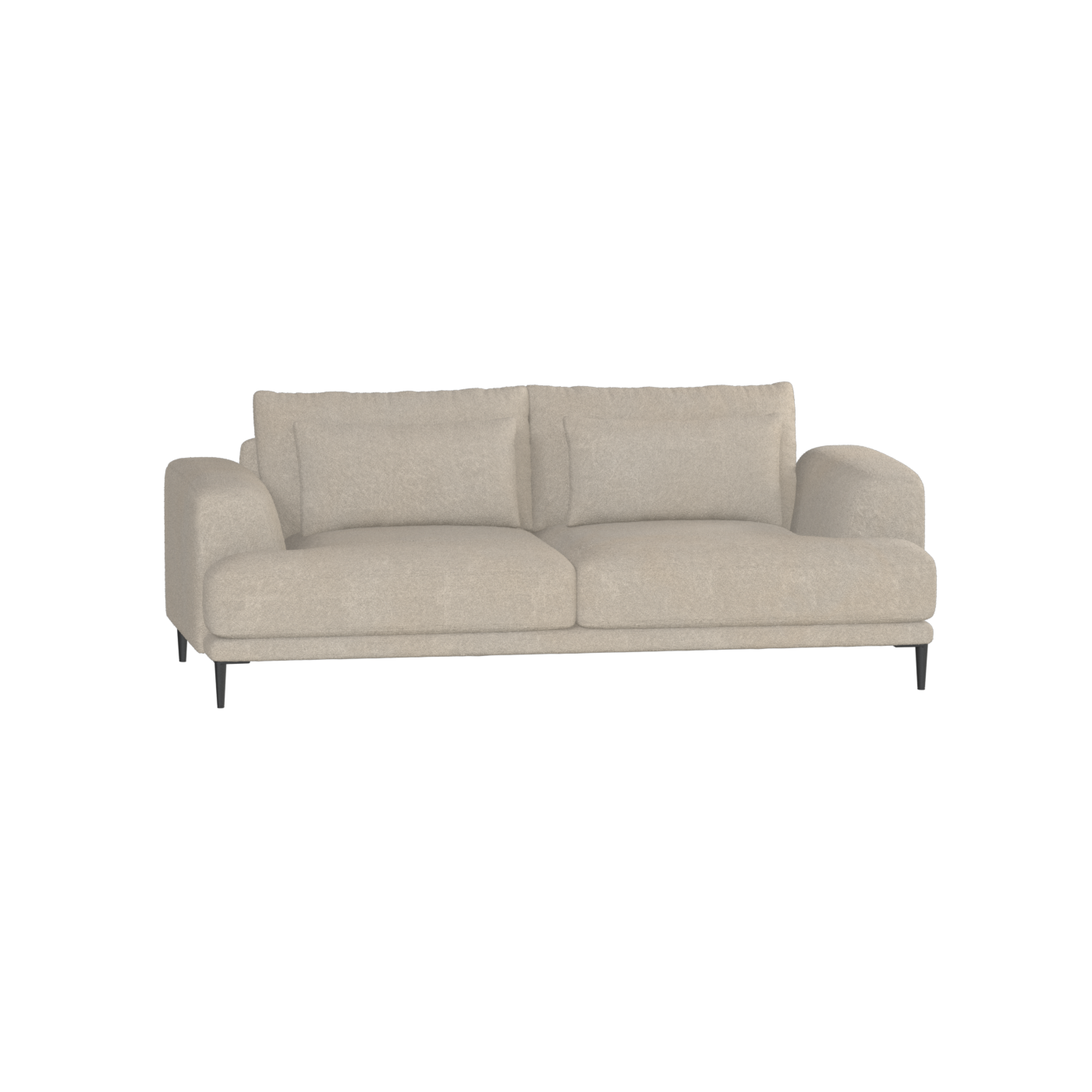 Valen 2 Seater Sofa — Deep Seating with Oversized Cushions