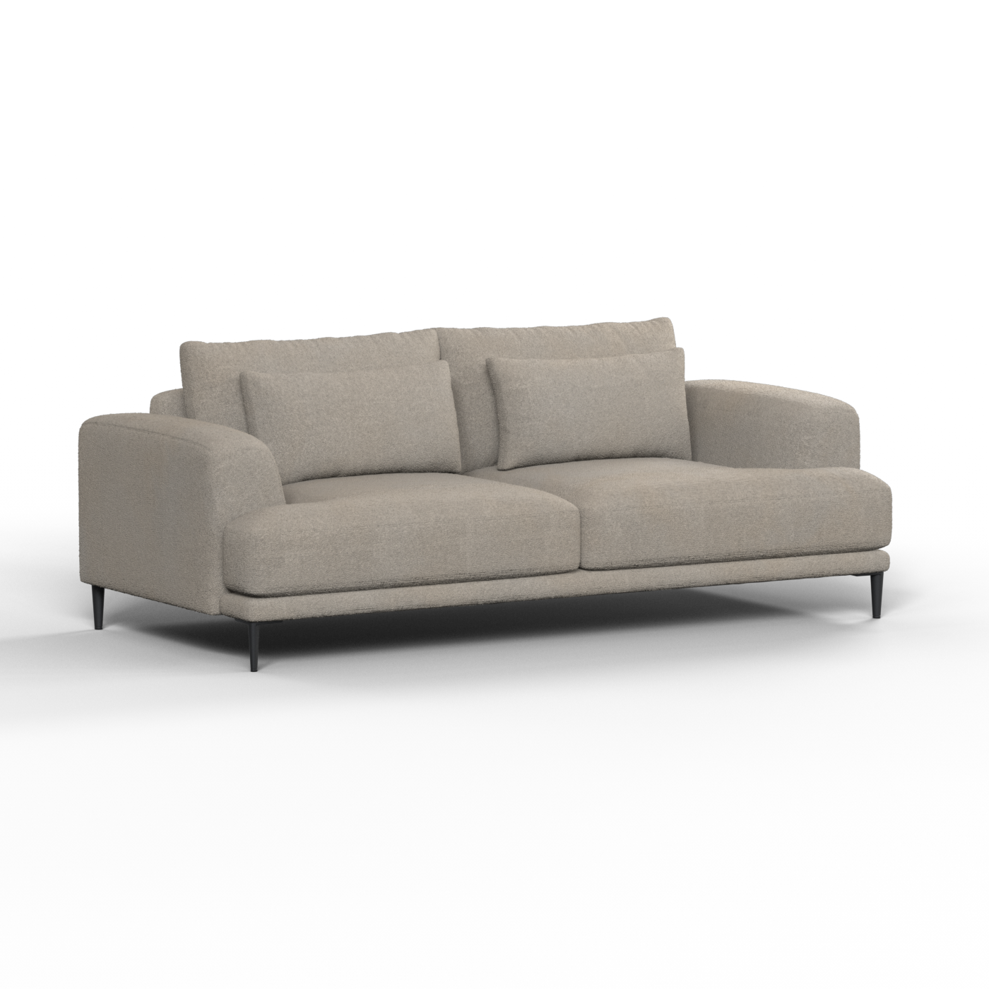 Valen 2 Seater Sofa — Deep Seating with Oversized Cushions