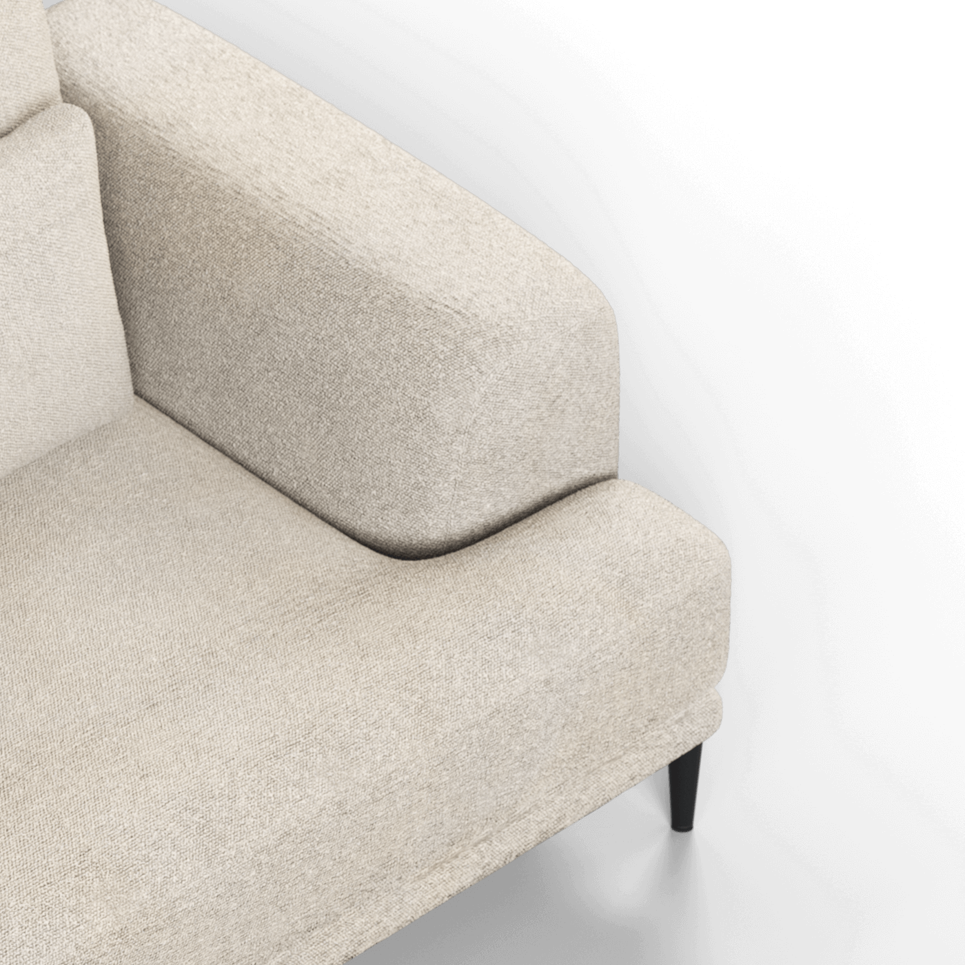 Valen 2 Seater Sofa — Deep Seating with Oversized Cushions