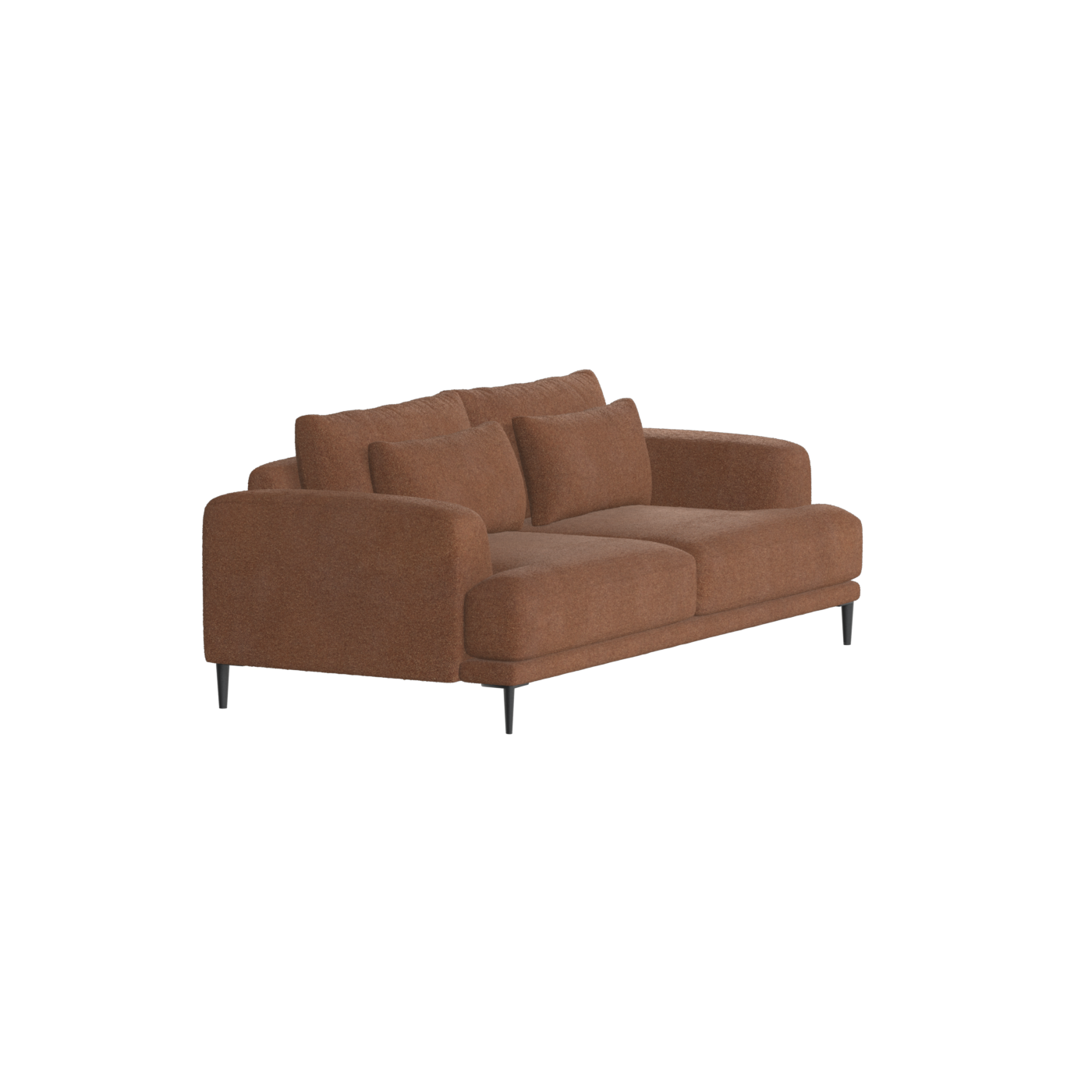 Valen 2 Seater Sofa — Deep Seating with Oversized Cushions