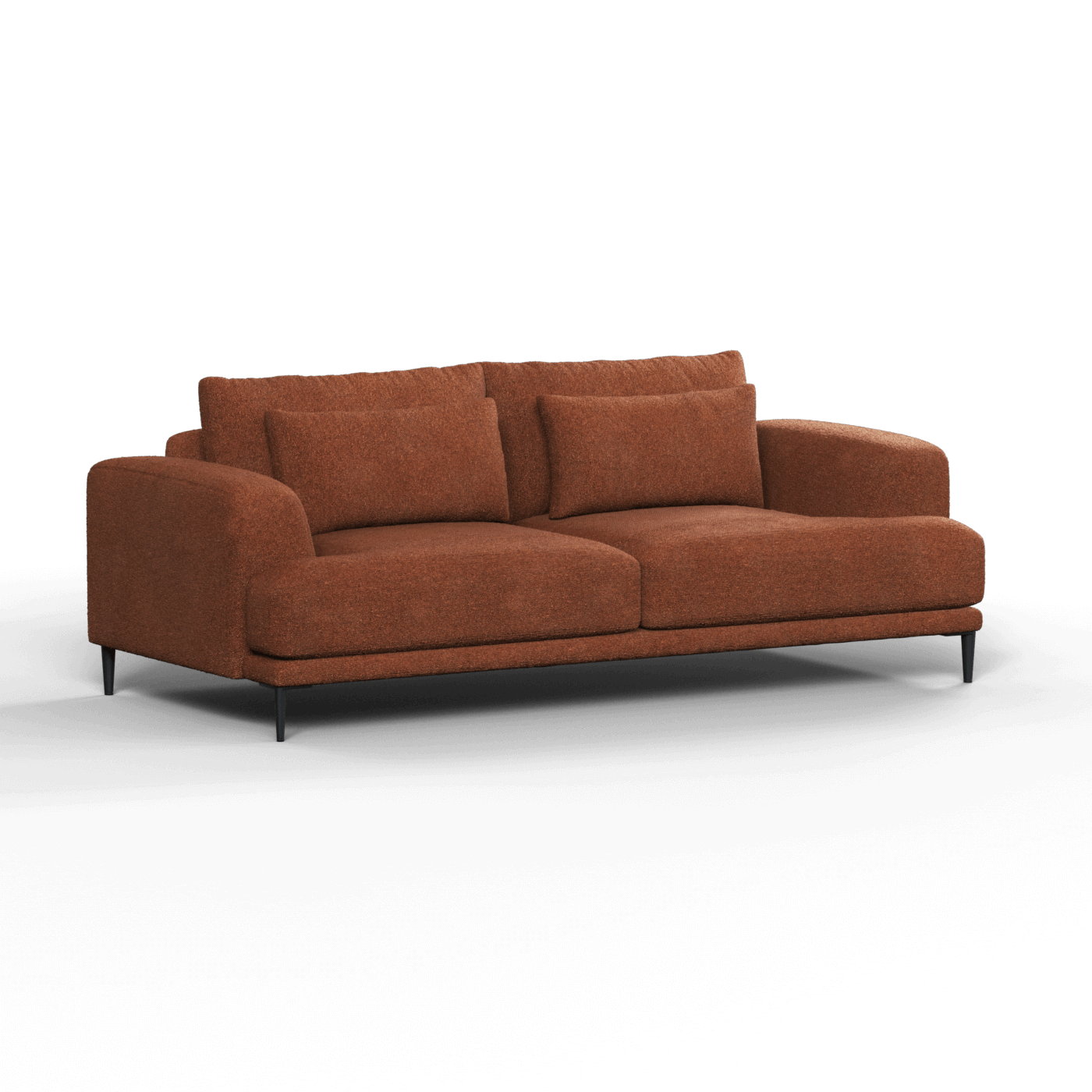 Valen 2 Seater Sofa — Deep Seating with Oversized Cushions