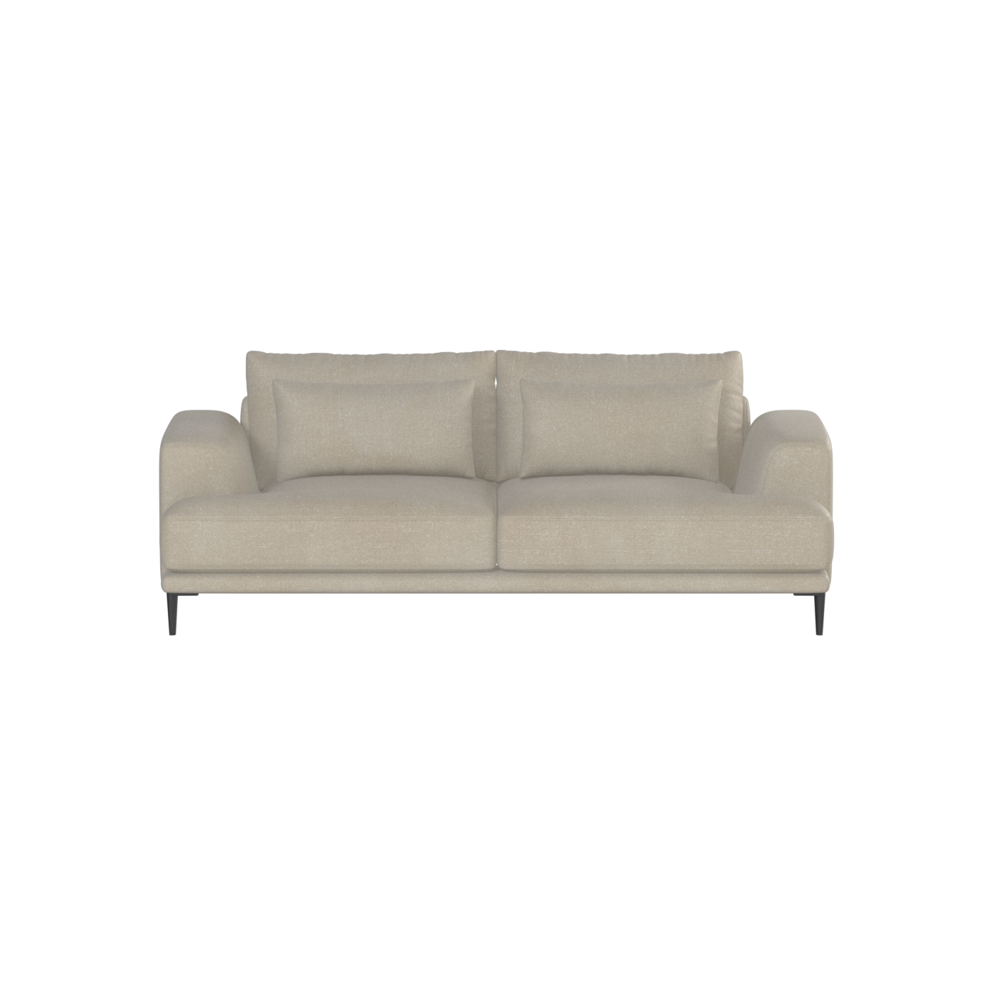 Valen 2 Seater Sofa — Deep Seating with Oversized Cushions