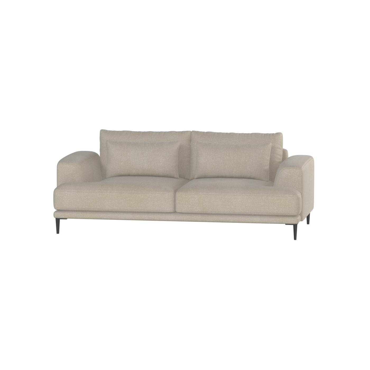Valen 2 Seater Sofa — Deep Seating with Oversized Cushions