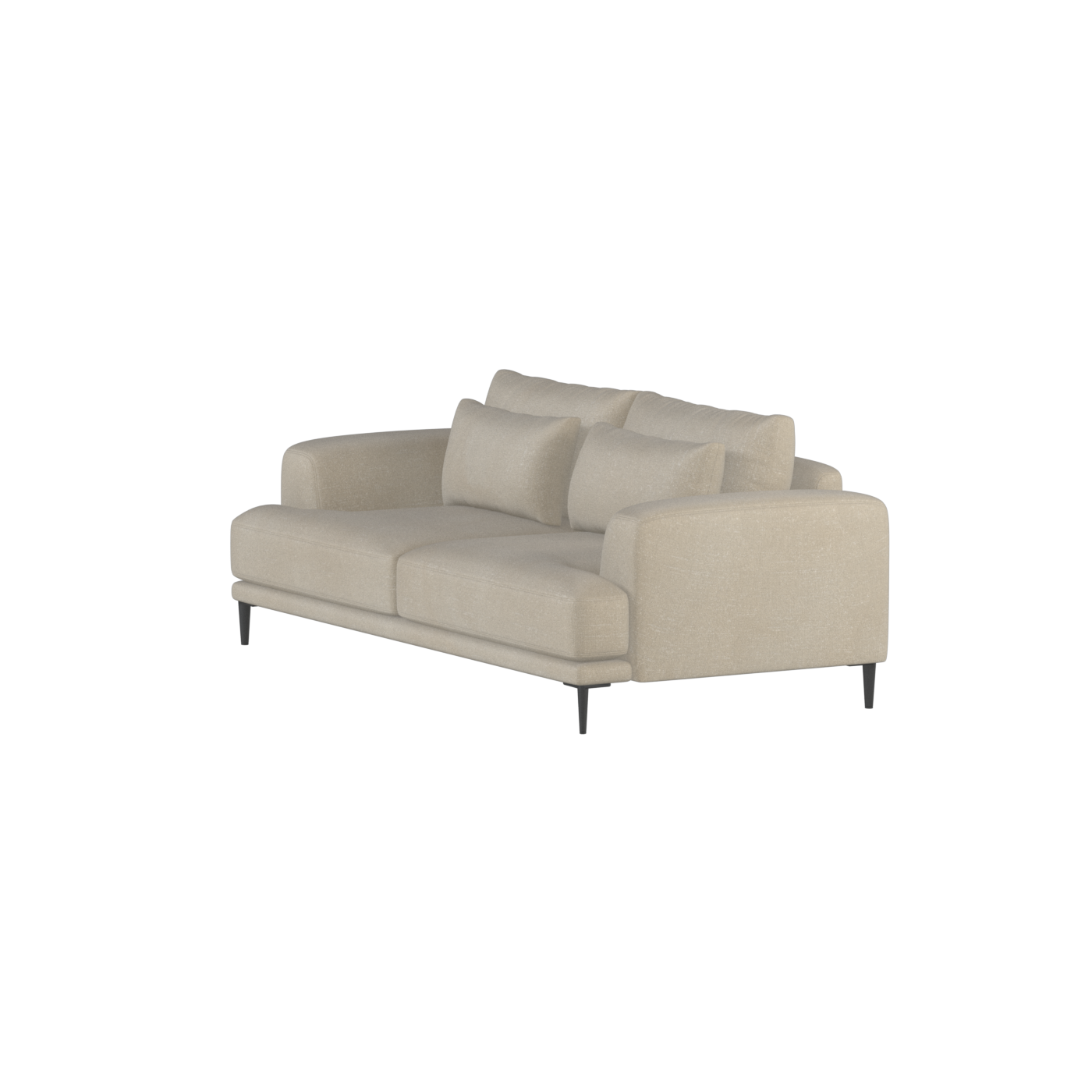 Valen 2 Seater Sofa — Deep Seating with Oversized Cushions