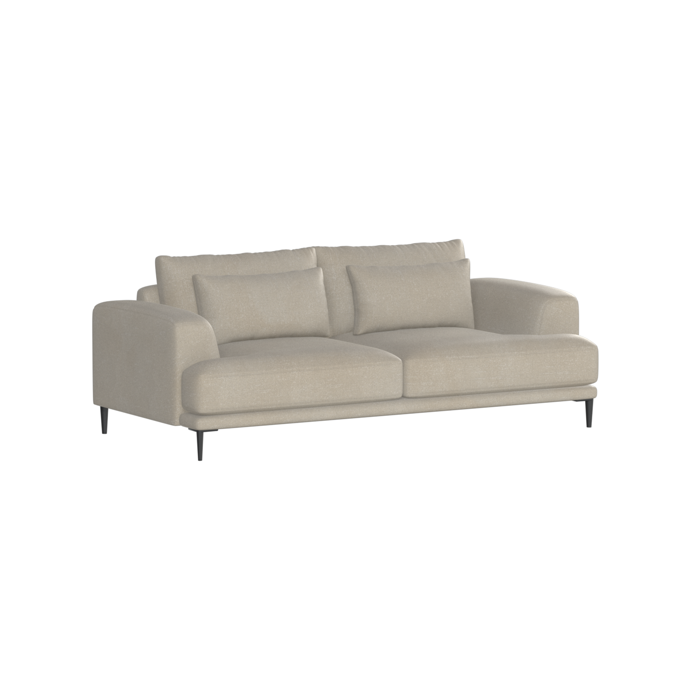 Valen 2 Seater Sofa — Deep Seating with Oversized Cushions