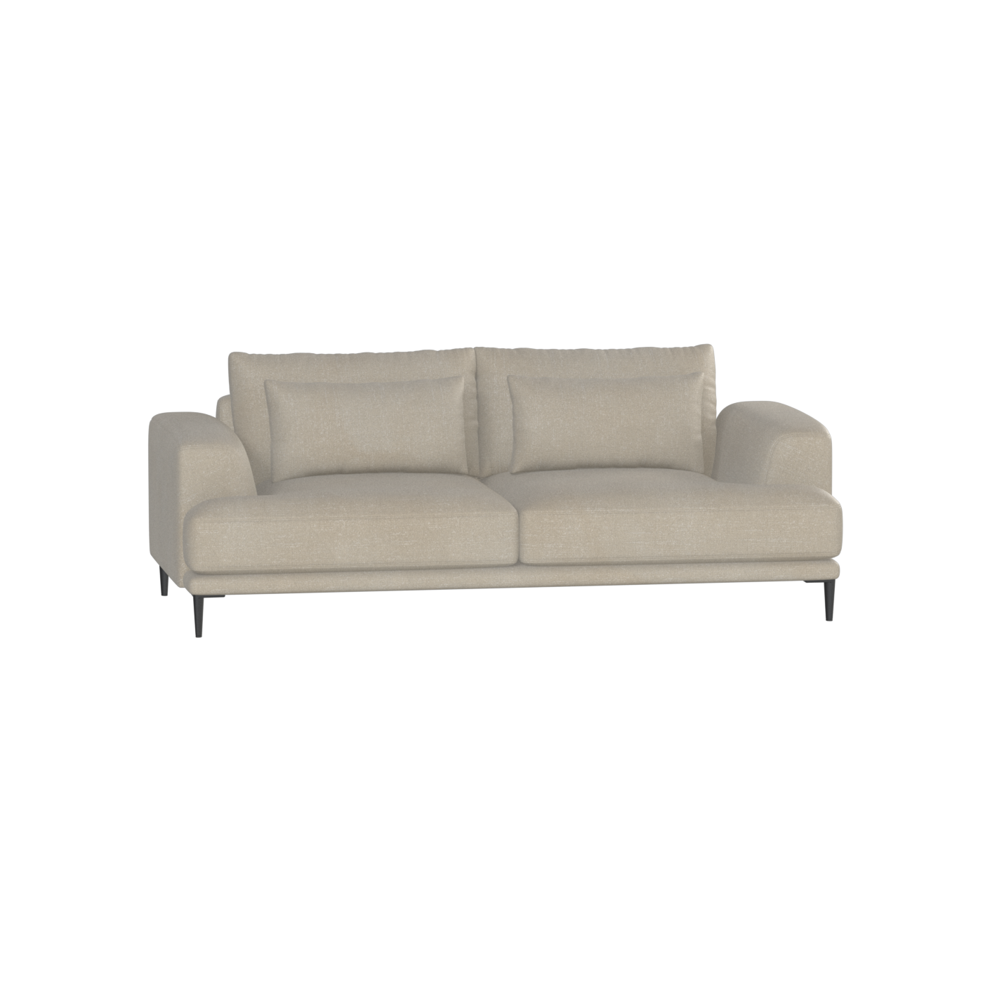 Valen 2 Seater Sofa — Deep Seating with Oversized Cushions