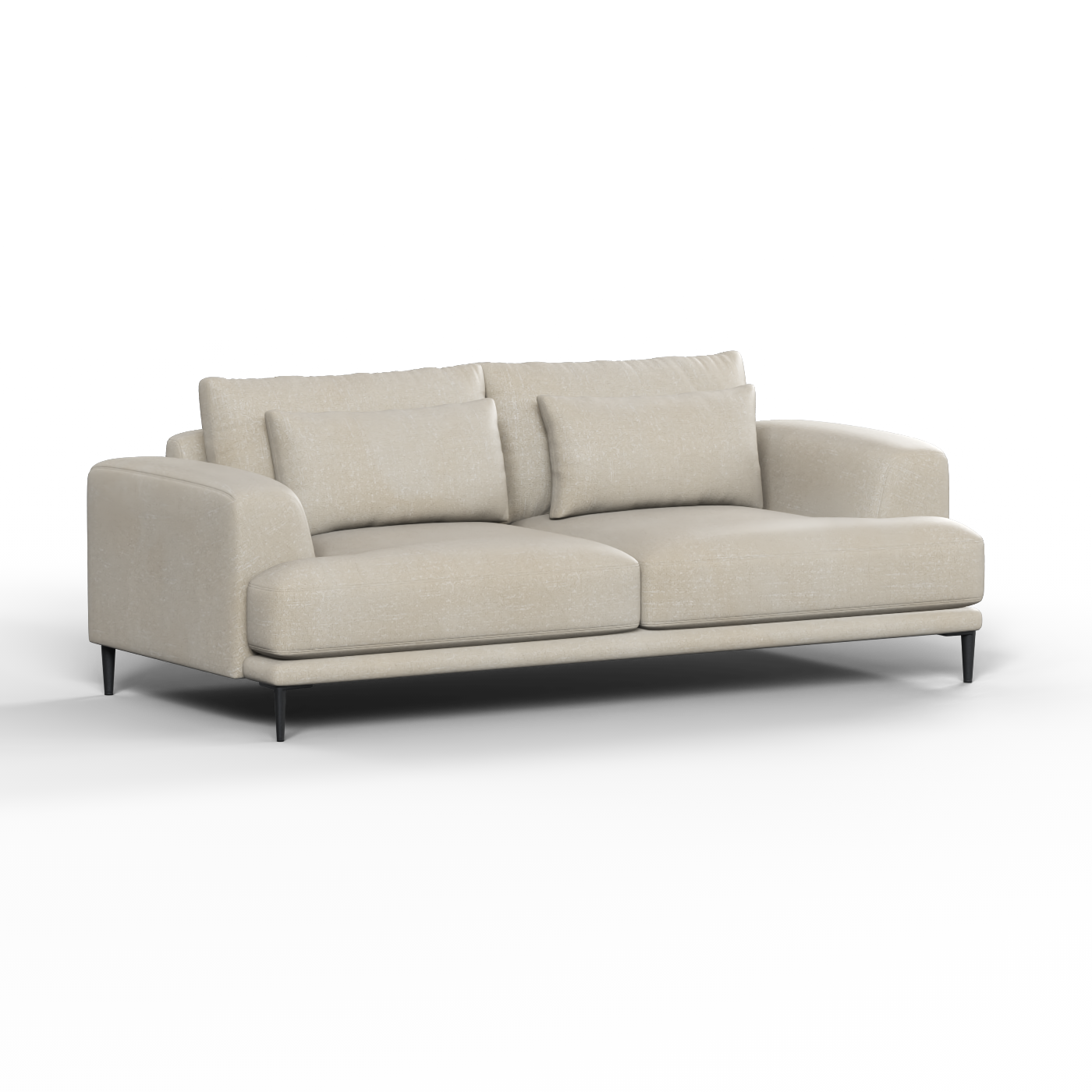 Valen 2 Seater Sofa — Deep Seating with Oversized Cushions