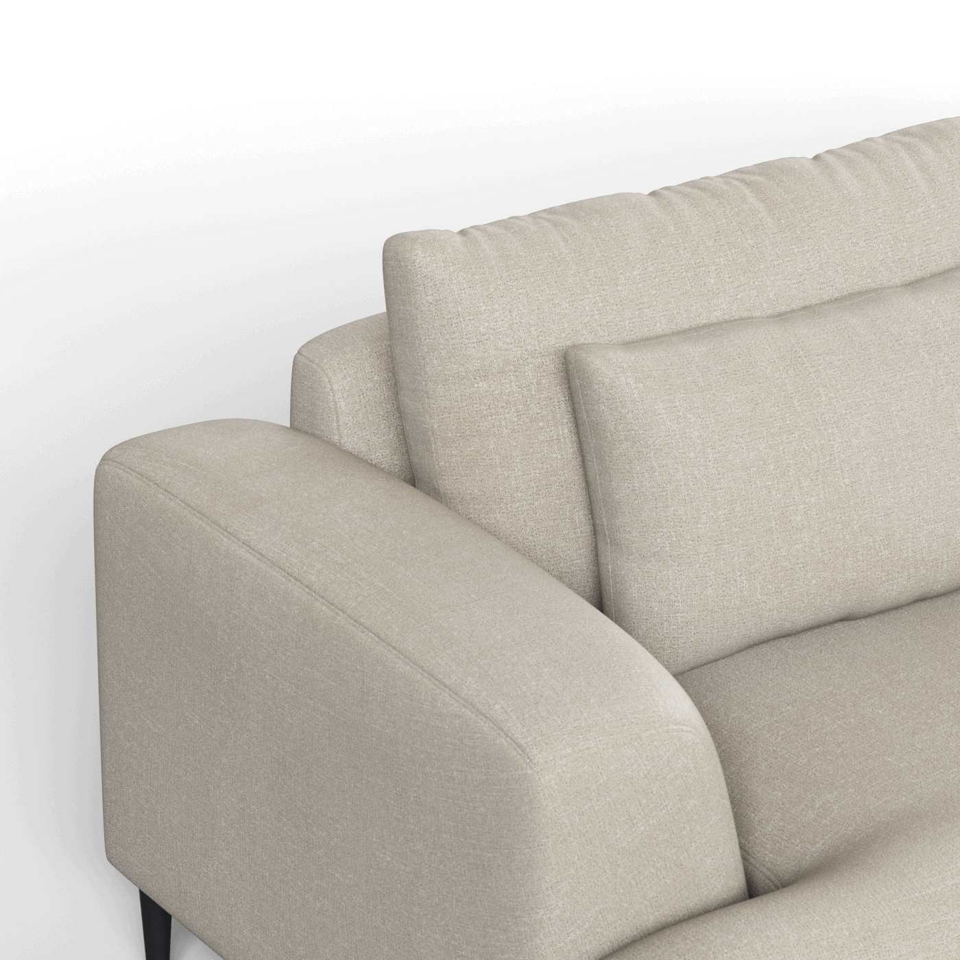Valen 2 Seater Sofa — Deep Seating with Oversized Cushions