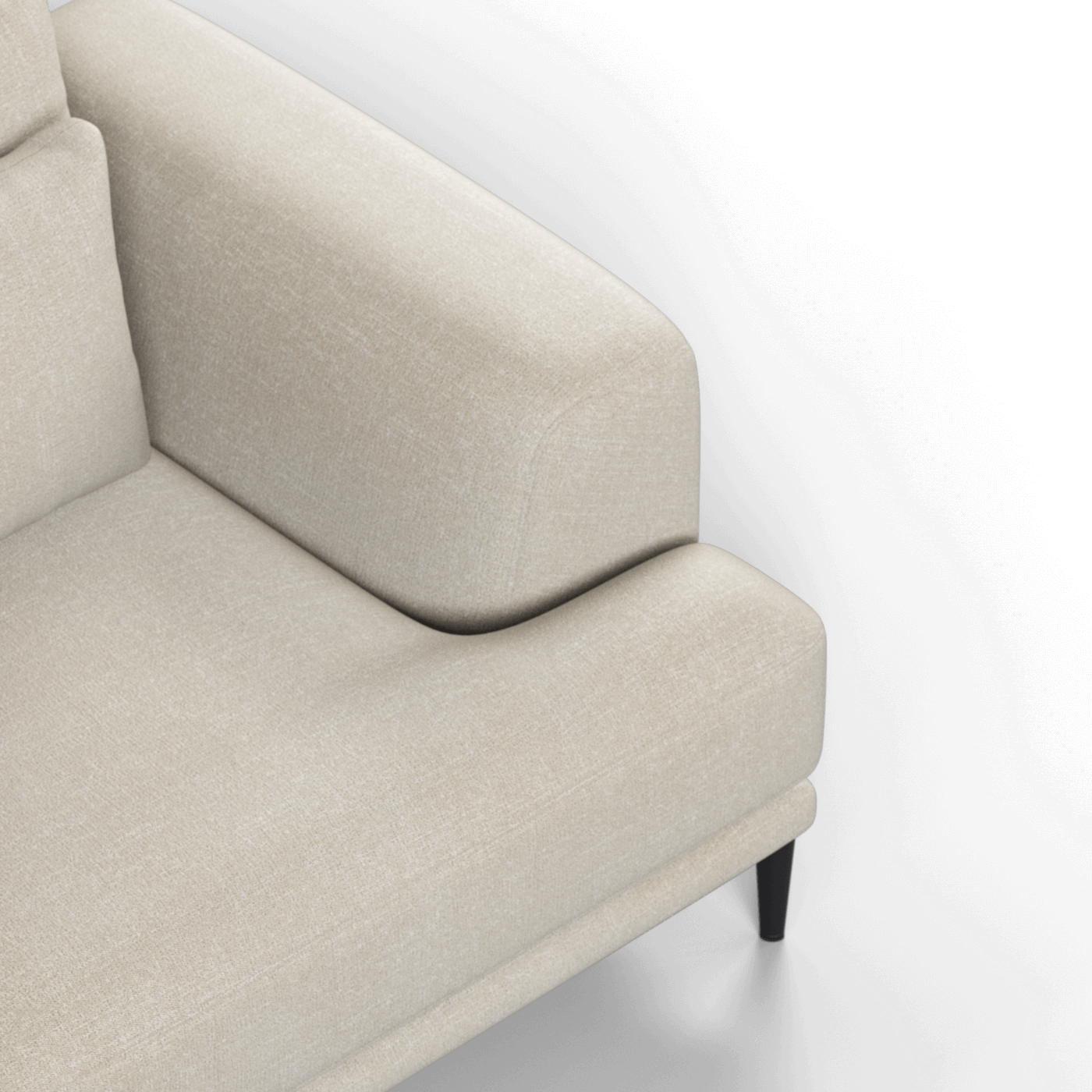 Valen 2 Seater Sofa — Deep Seating with Oversized Cushions
