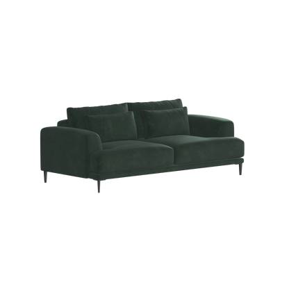 Valen 2 Seater Sofa — Deep Seating with Oversized Cushions