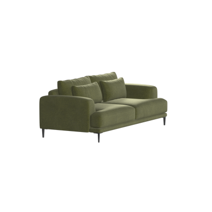 Valen 2 Seater Sofa — Deep Seating with Oversized Cushions