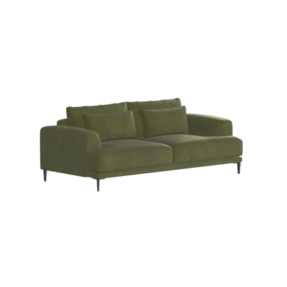 Valen 2 Seater Sofa — Deep Seating with Oversized Cushions