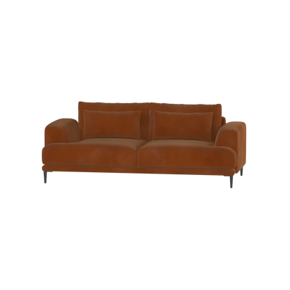Valen 2 Seater Sofa — Deep Seating with Oversized Cushions