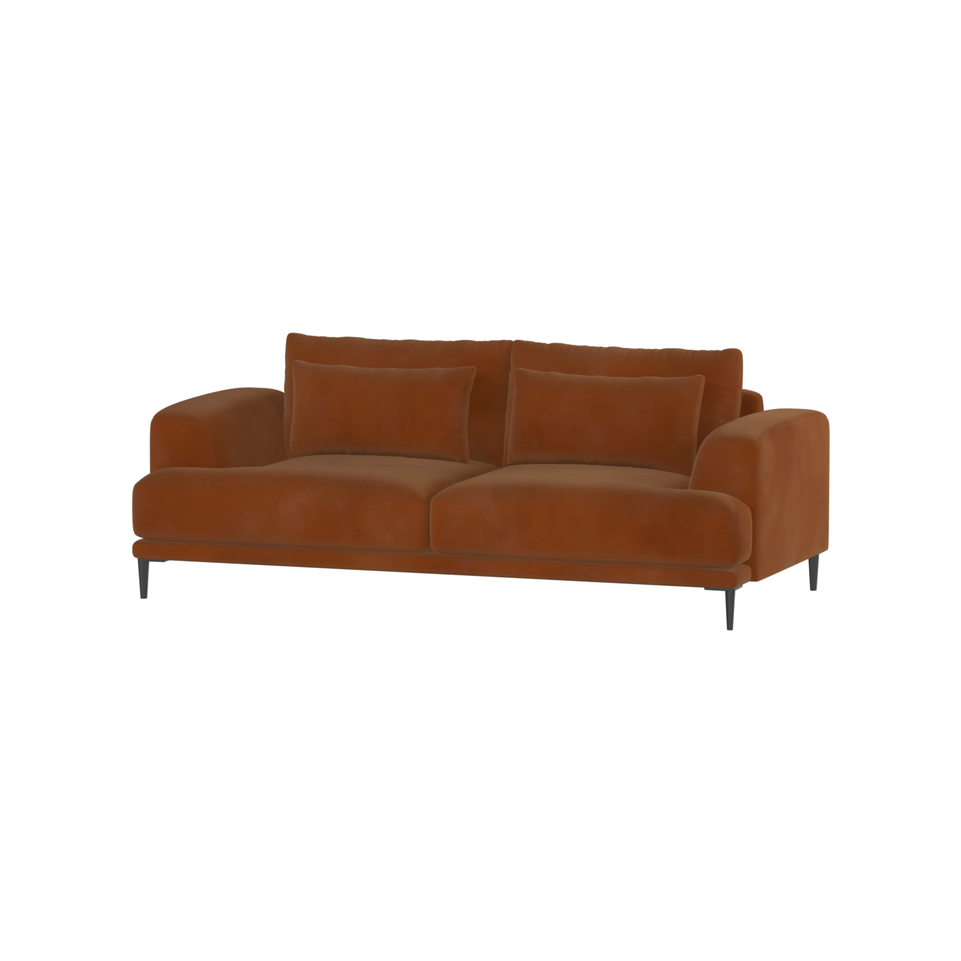 Valen 2 Seater Sofa — Deep Seating with Oversized Cushions
