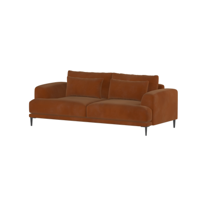 Valen 2 Seater Sofa — Deep Seating with Oversized Cushions