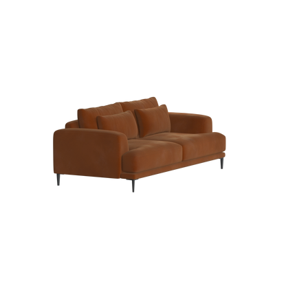 Valen 2 Seater Sofa — Deep Seating with Oversized Cushions