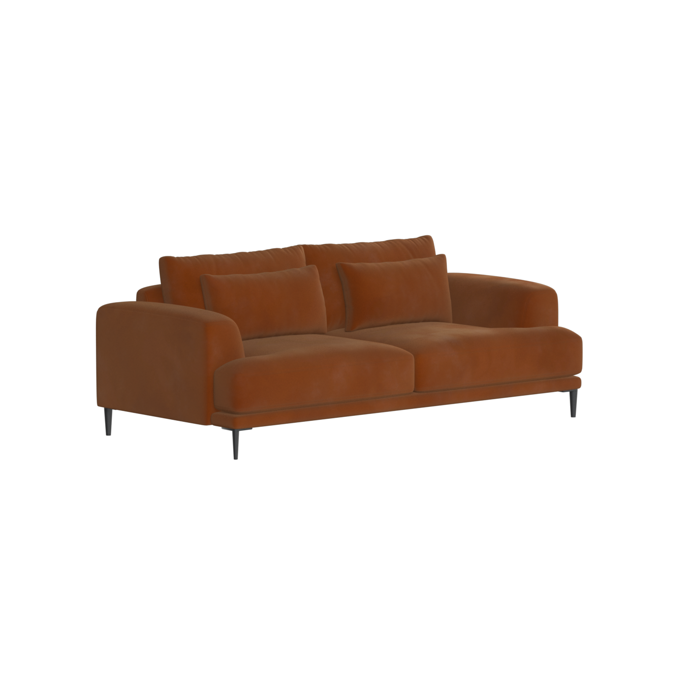 Valen 2 Seater Sofa — Deep Seating with Oversized Cushions