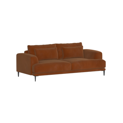 Valen 2 Seater Sofa — Deep Seating with Oversized Cushions
