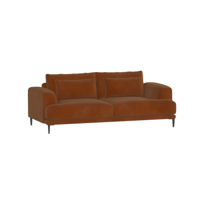 Valen 2 Seater Sofa — Deep Seating with Oversized Cushions
