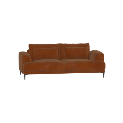 Valen 2 Seater Sofa — Deep Seating with Oversized Cushions