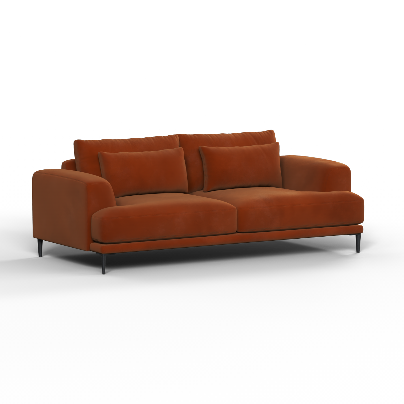 Valen 2 Seater Sofa — Deep Seating with Oversized Cushions