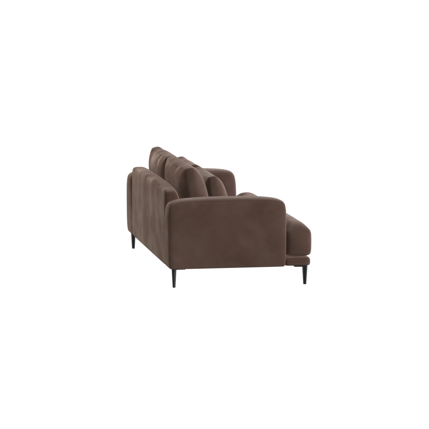 Canapé 2 places Valen — Assise profonde avec coussins surdimensionnés