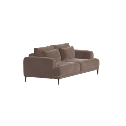 Canapé 2 places Valen — Assise profonde avec coussins surdimensionnés
