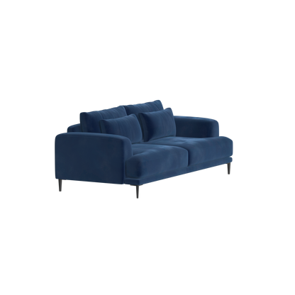 Canapé 2 places Valen — Assise profonde avec coussins surdimensionnés