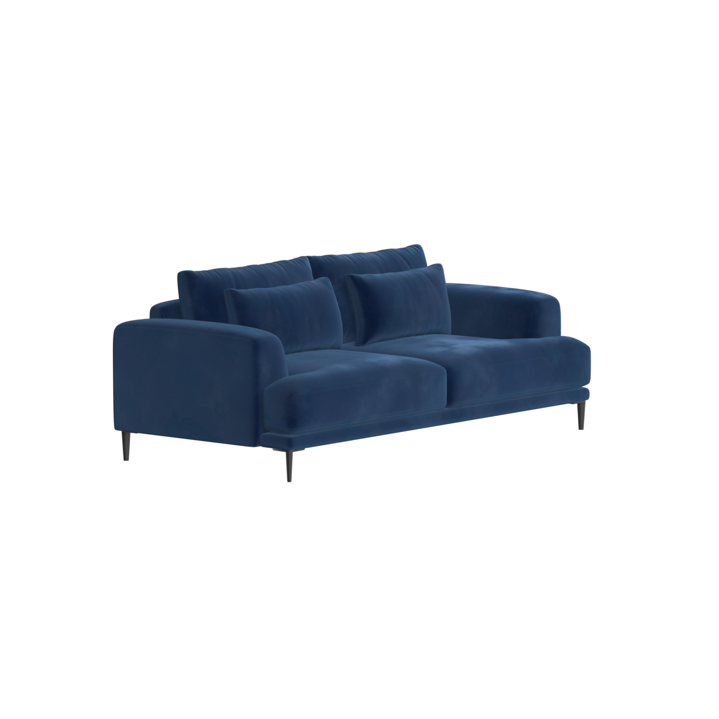 Canapé 2 places Valen — Assise profonde avec coussins surdimensionnés