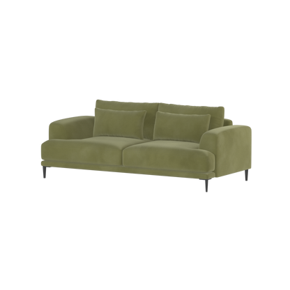 Valen 2 Seater Sofa — Deep Seating with Oversized Cushions