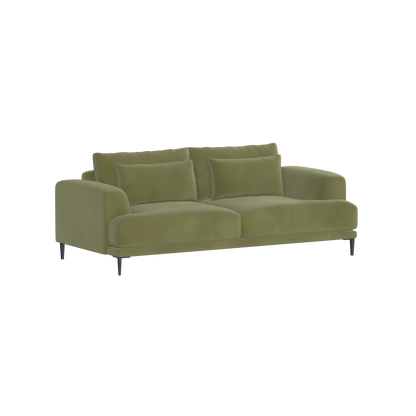 Valen 2 Seater Sofa — Deep Seating with Oversized Cushions