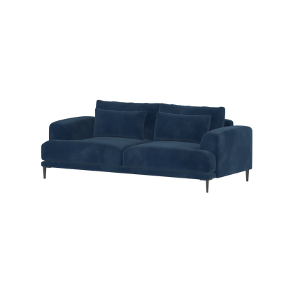 Valen 2 Seater Sofa — Deep Seating with Oversized Cushions