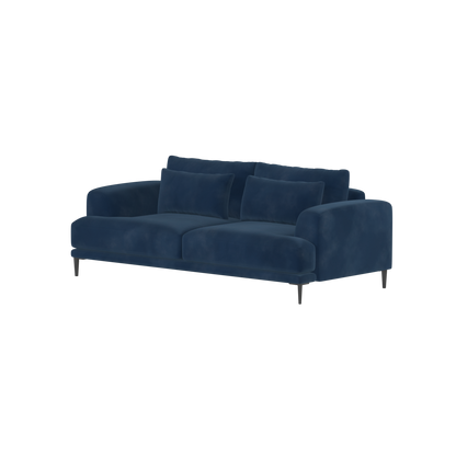 Valen 2 Seater Sofa — Deep Seating with Oversized Cushions