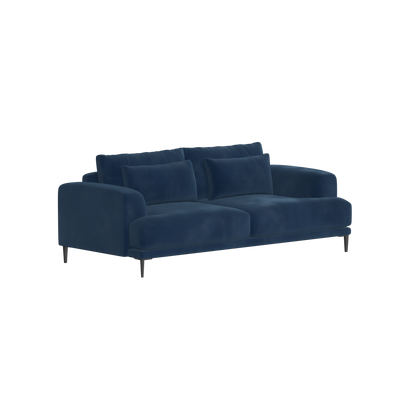 Valen 2 Seater Sofa — Deep Seating with Oversized Cushions