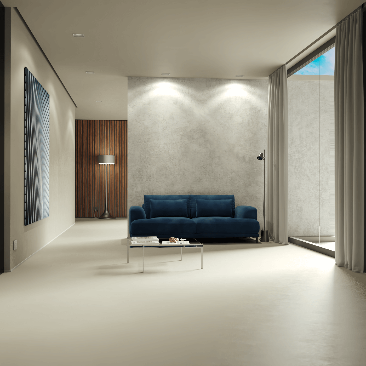 Valen 2 Seater Sofa — Deep Seating with Oversized Cushions