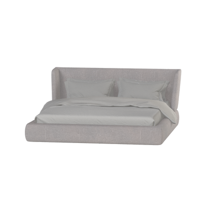 Valentina bed in Boucle Baloo Fabric