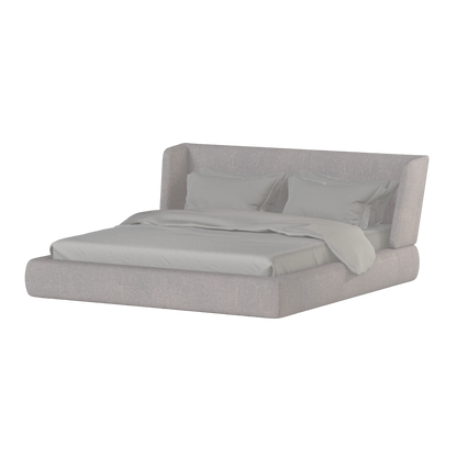 Valentina bed in Boucle Baloo Fabric