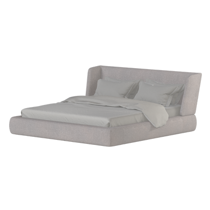 Valentina bed in Boucle Baloo Fabric