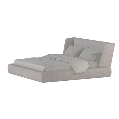 Valentina bed in Boucle Baloo Fabric