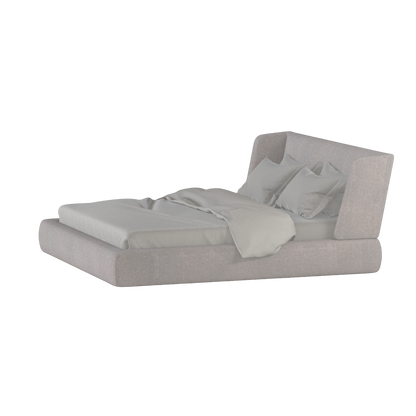 Valentina bed in Boucle Baloo Fabric