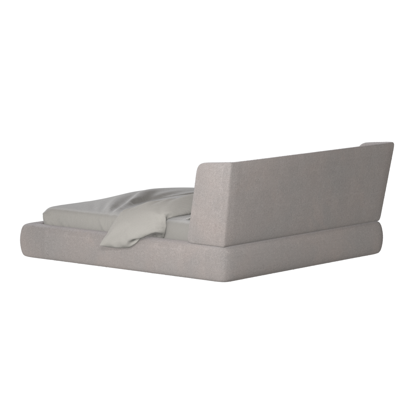 Valentina bed in Boucle Baloo Fabric