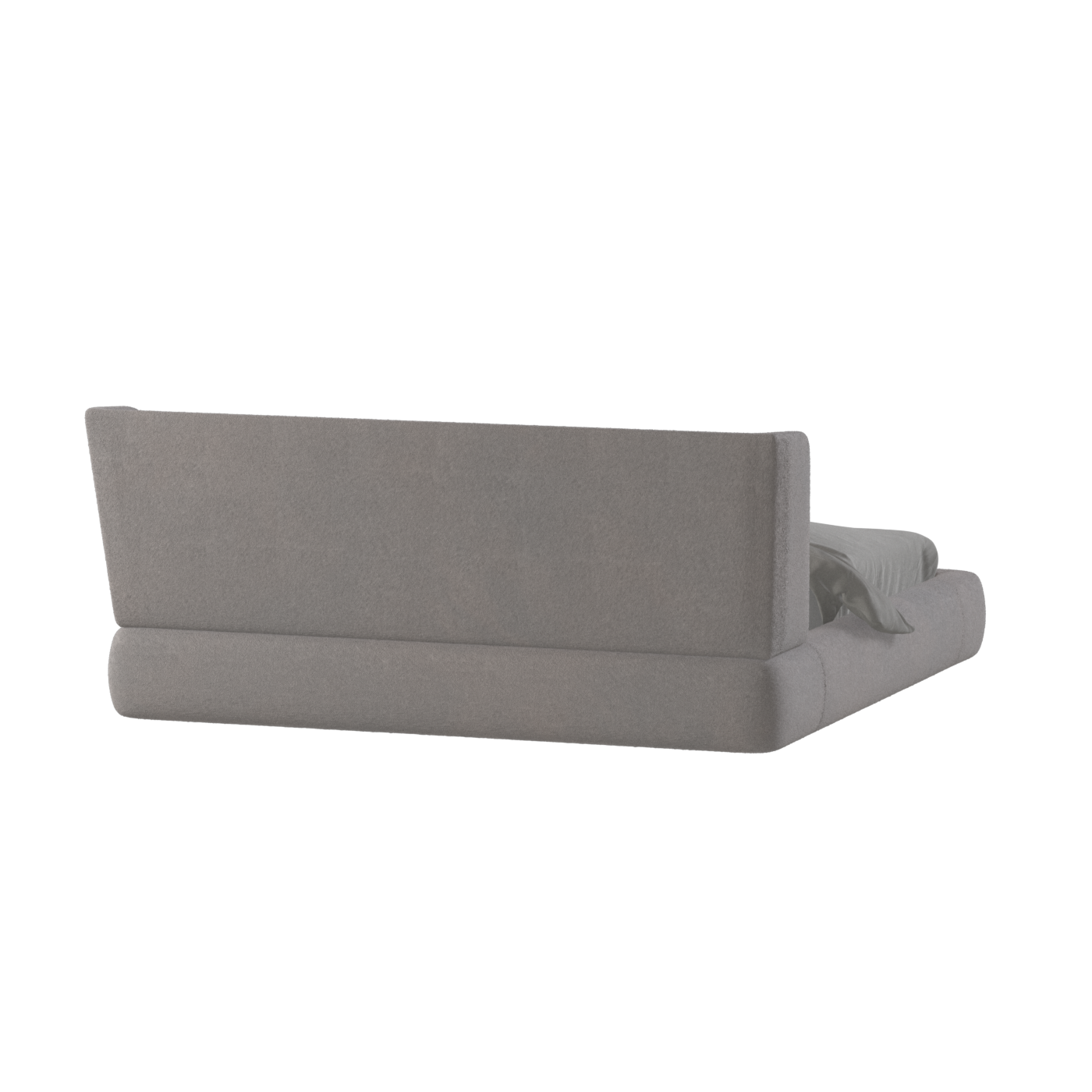 Valentina bed in Boucle Baloo Fabric