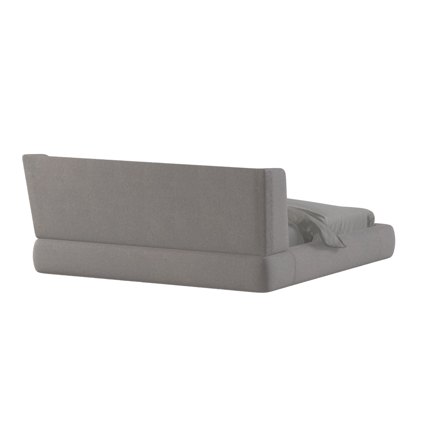 Valentina bed in Boucle Baloo Fabric