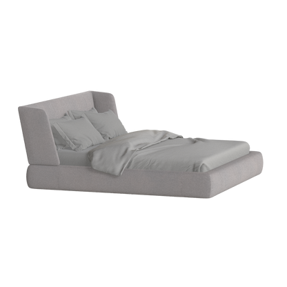 Valentina bed in Boucle Baloo Fabric