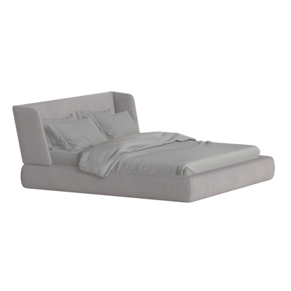 Valentina bed in Boucle Baloo Fabric