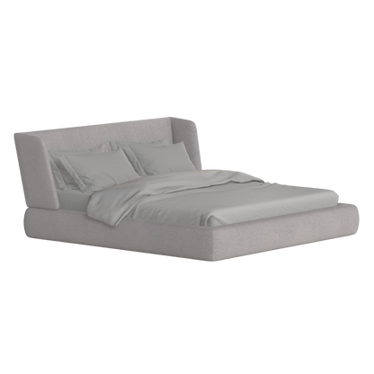 Valentina bed in Boucle Baloo Fabric
